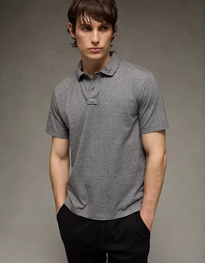 AE 24/7 Standard Fit Club Pique Polo Shirt