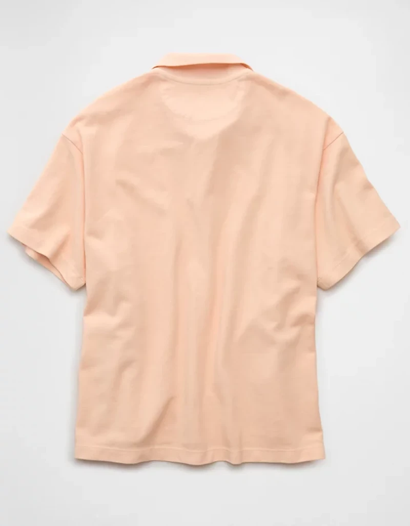 AE Boxy Pique Polo Shirt