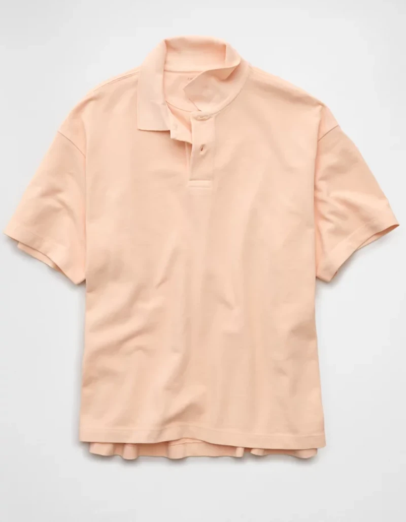 AE Boxy Pique Polo Shirt