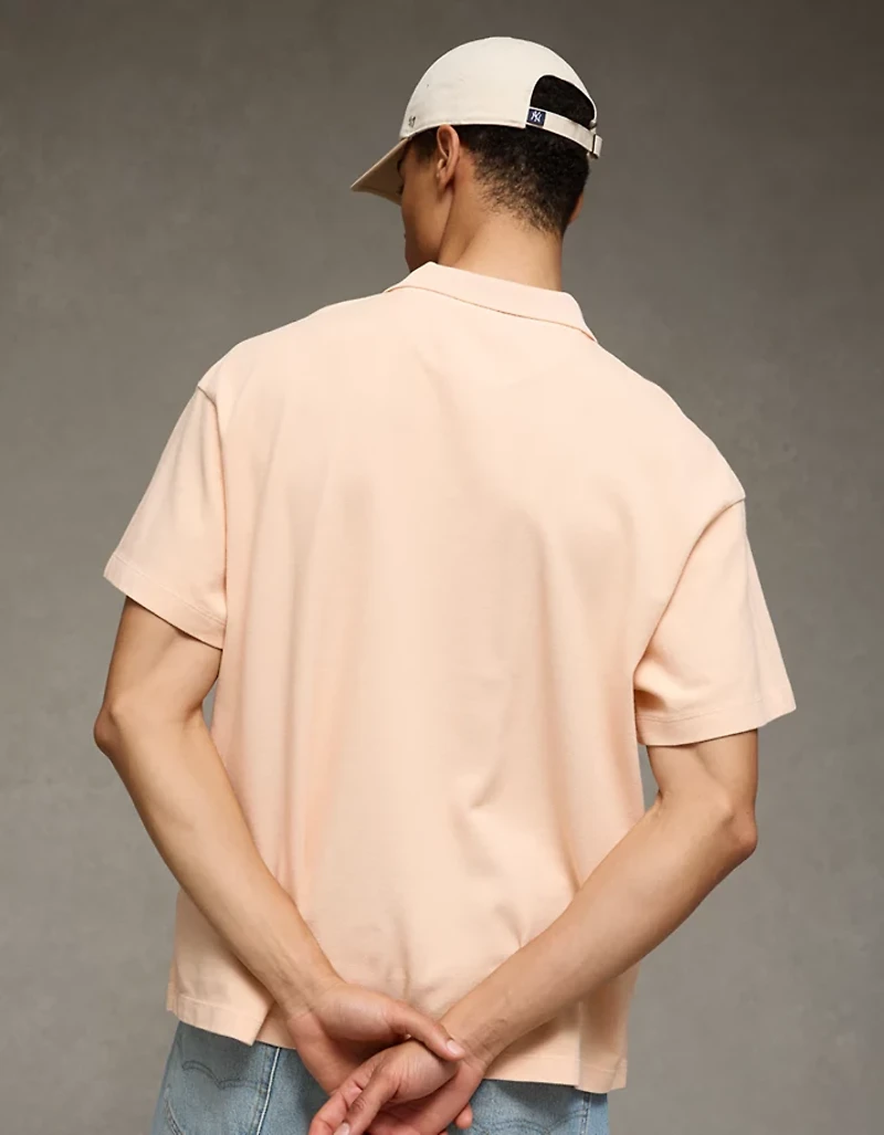 AE Boxy Pique Polo Shirt