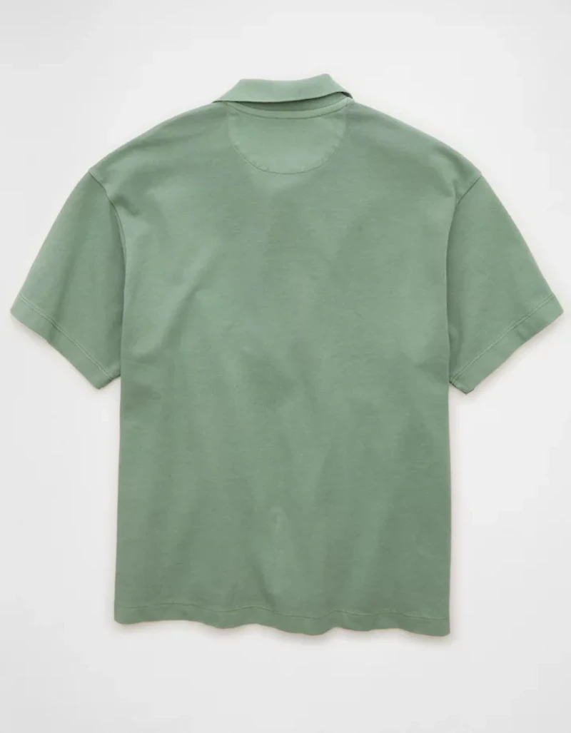 AE Boxy Pique Polo Shirt