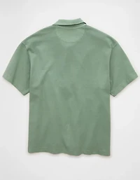 AE Boxy Pique Polo Shirt