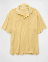 AE Boxy Pique Polo Shirt