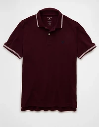 AE Logo Standard Fit Pique Polo Shirt