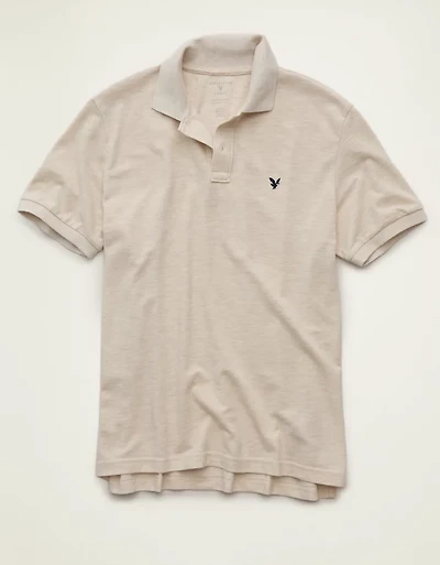AE Stretch Pique Tipped Polo Shirt