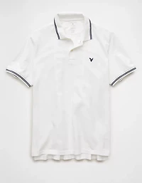 AE Logo Standard Fit Pique Polo Shirt