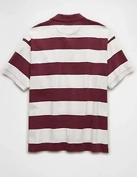 AE Boxy Fit Pique Polo Shirt