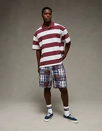 AE Boxy Fit Pique Polo Shirt