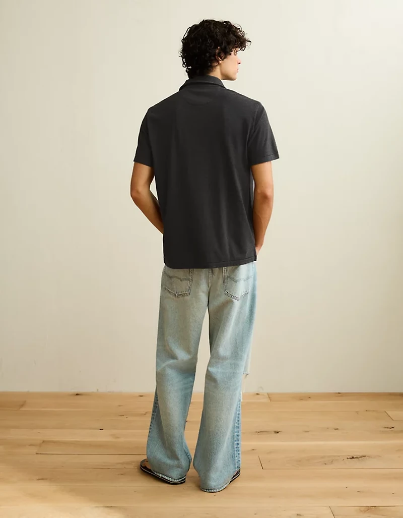 AE Standard Fit Lightweight Polo Shirt