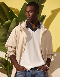 Polo en maille de coupe droite AE