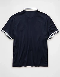 AE Boxy Mesh Polo Shirt