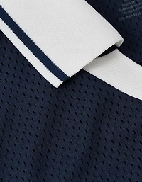 AE Boxy Mesh Polo Shirt