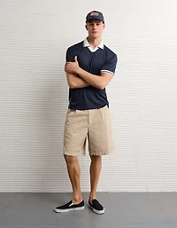 AE Boxy Mesh Polo Shirt