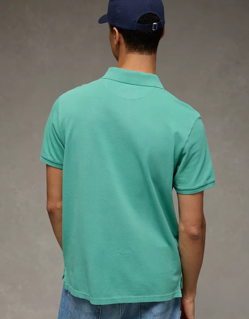 AE Lived-In Pique Polo Shirt