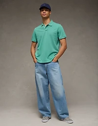 AE Lived-In Pique Polo Shirt