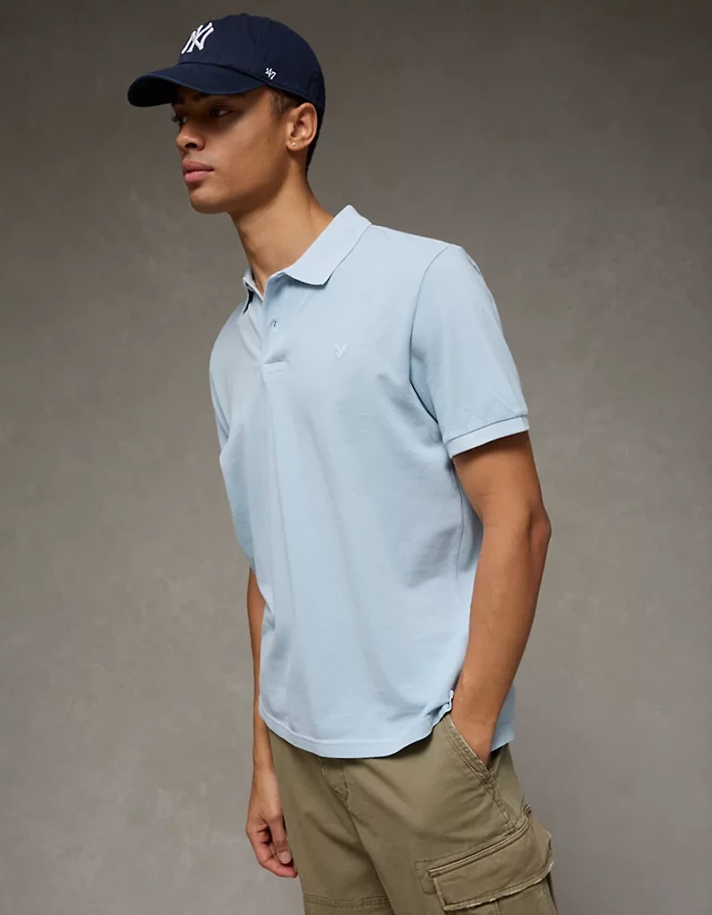 Polo piqué d’aspect déjà porté AE