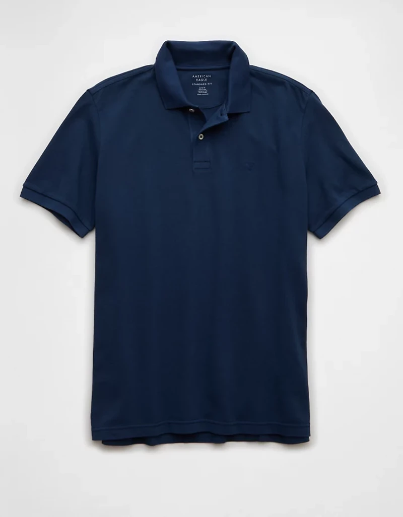 AE Lived-In Pique Polo Shirt