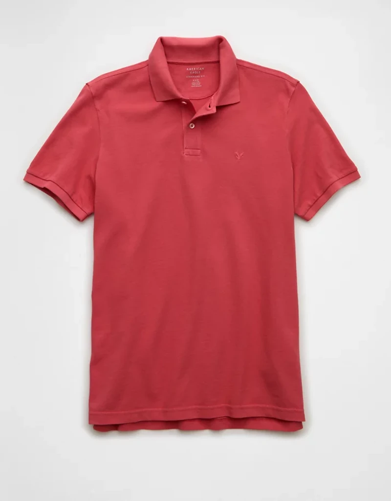 AE Lived-In Pique Polo Shirt