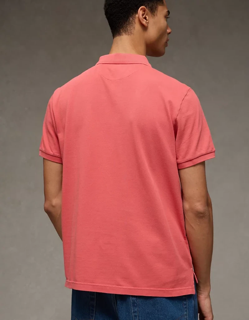 AE Lived-In Pique Polo Shirt