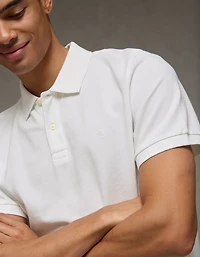 AE Lived-In Pique Polo Shirt