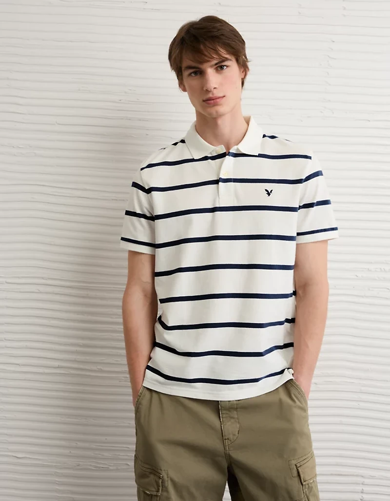 AE Striped Polo Shirt