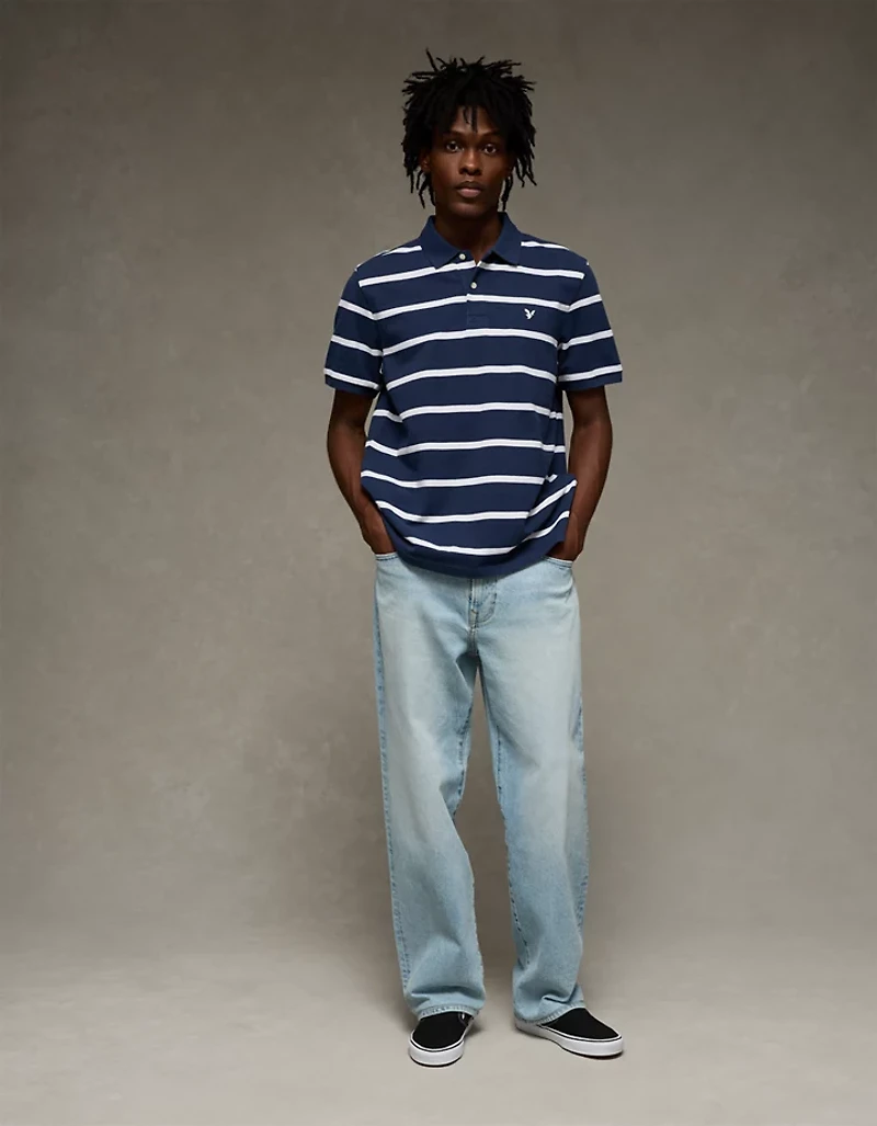 AE Striped Polo Shirt