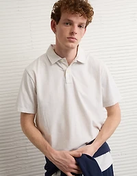 AE 24/7 Standard Fit Club Pique Polo Shirt