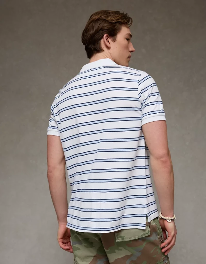 AE Lived-In Pique Polo Shirt