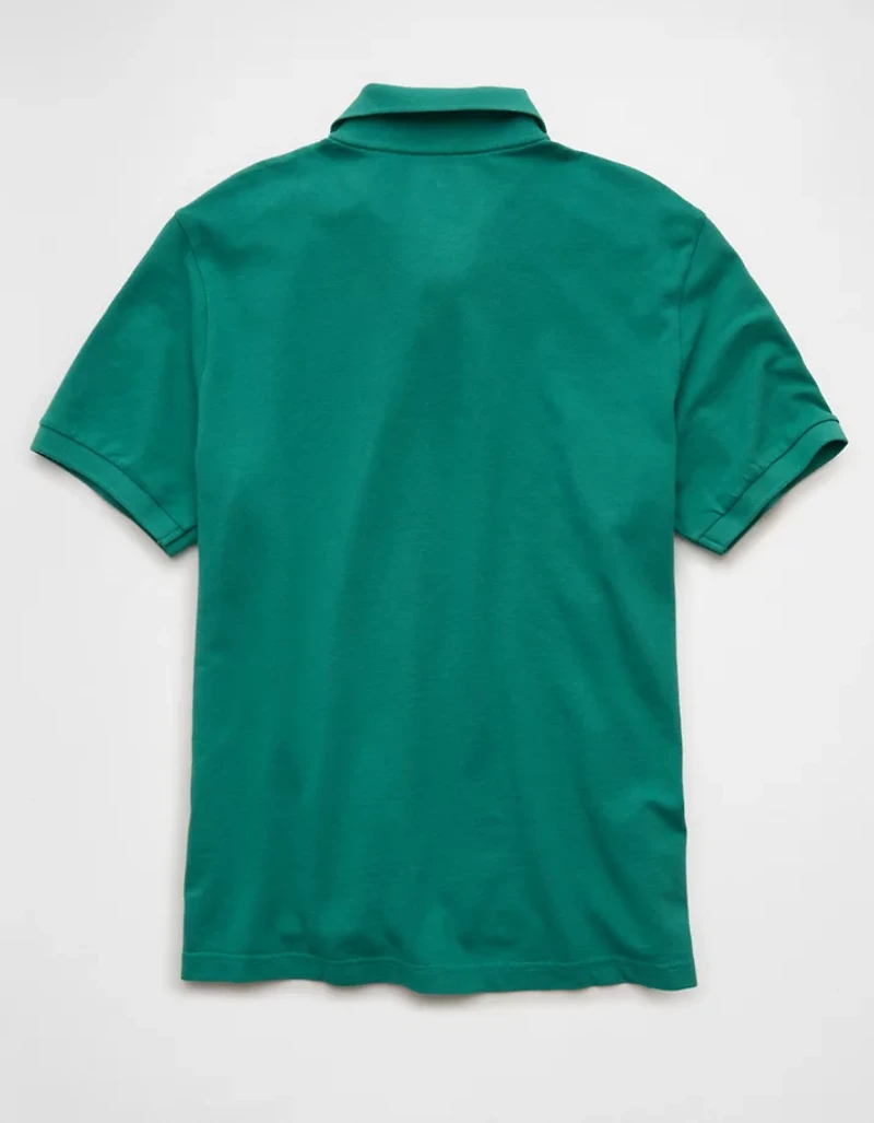AE Pop Logo Standard Pique Polo Shirt