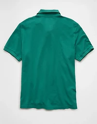 AE Pop Logo Standard Pique Polo Shirt