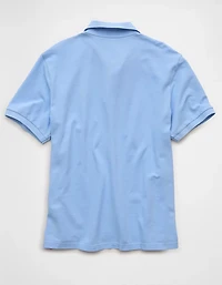 AE Pop Logo Standard Pique Polo Shirt