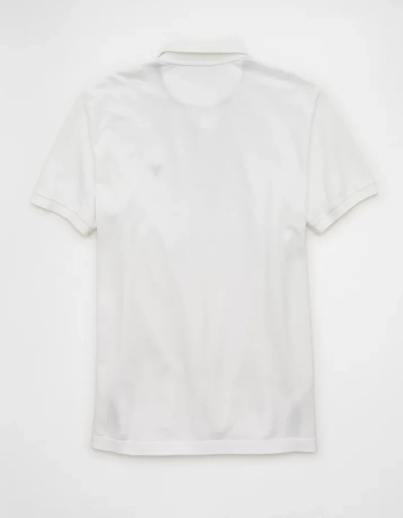 Polo piqué standard à logo AE