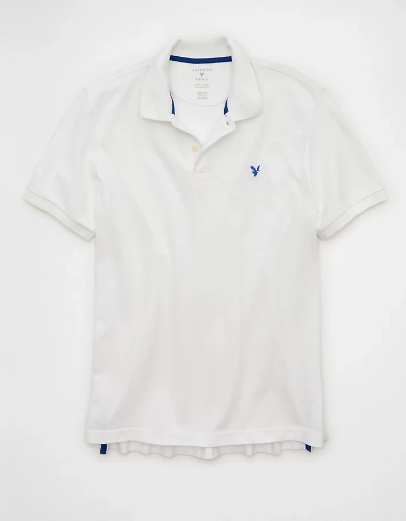 Polo piqué standard à logo AE