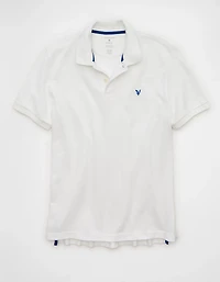 Polo piqué standard à logo AE