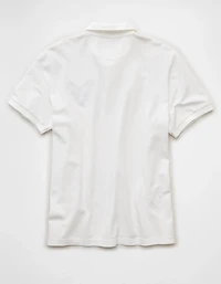 AE Exploded Logo Standard Fit Pique Polo Shirt