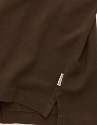 AE Boxy Fit Pique Polo Shirt