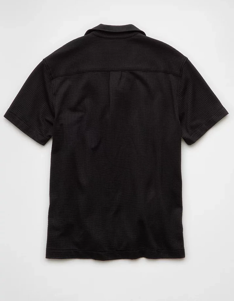 AE Seersucker Button-Up Camp Shirt