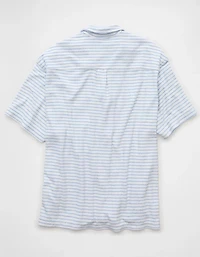 Chemise rayée en tissu éponge AE