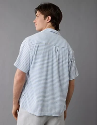 Chemise rayée en tissu éponge AE