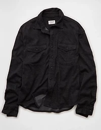 AE Twill Button-Up Shirt