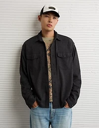 AE Twill Button-Up Shirt