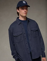 AE Twill Button-Up Shirt