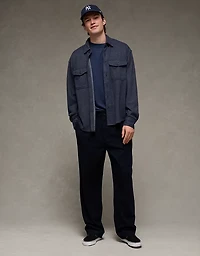 AE Twill Button-Up Shirt