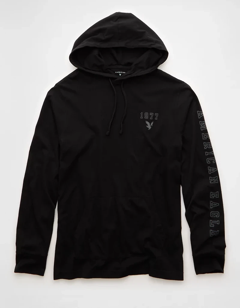 AE Lightweight Icon Logo Graphic Hoodie T-Shirt