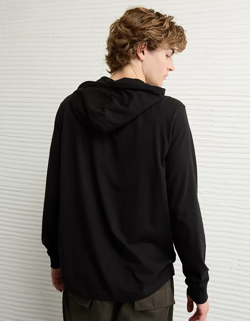 AE Lightweight Icon Logo Graphic Hoodie T-Shirt