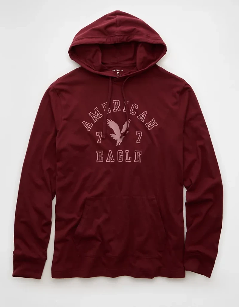 AE Lightweight Icon Logo Graphic Hoodie T-Shirt