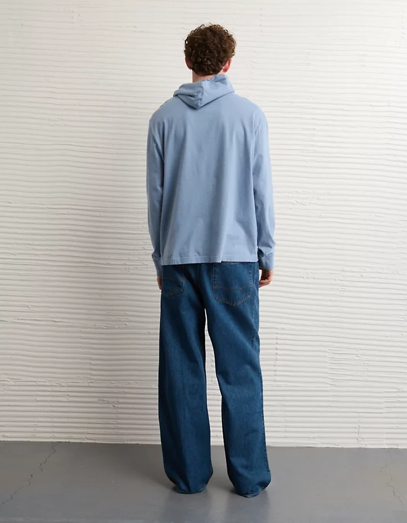 AE Lightweight Icon Logo Graphic Hoodie T-Shirt