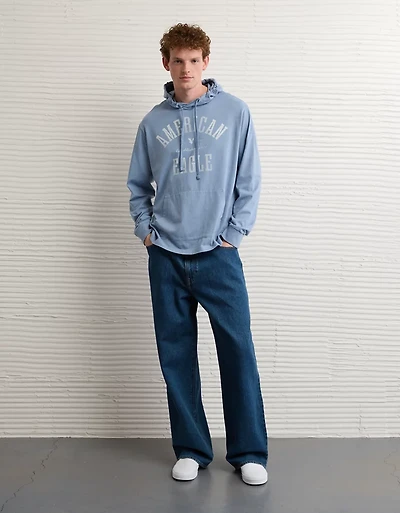 AE Lightweight Icon Logo Graphic Hoodie T-Shirt