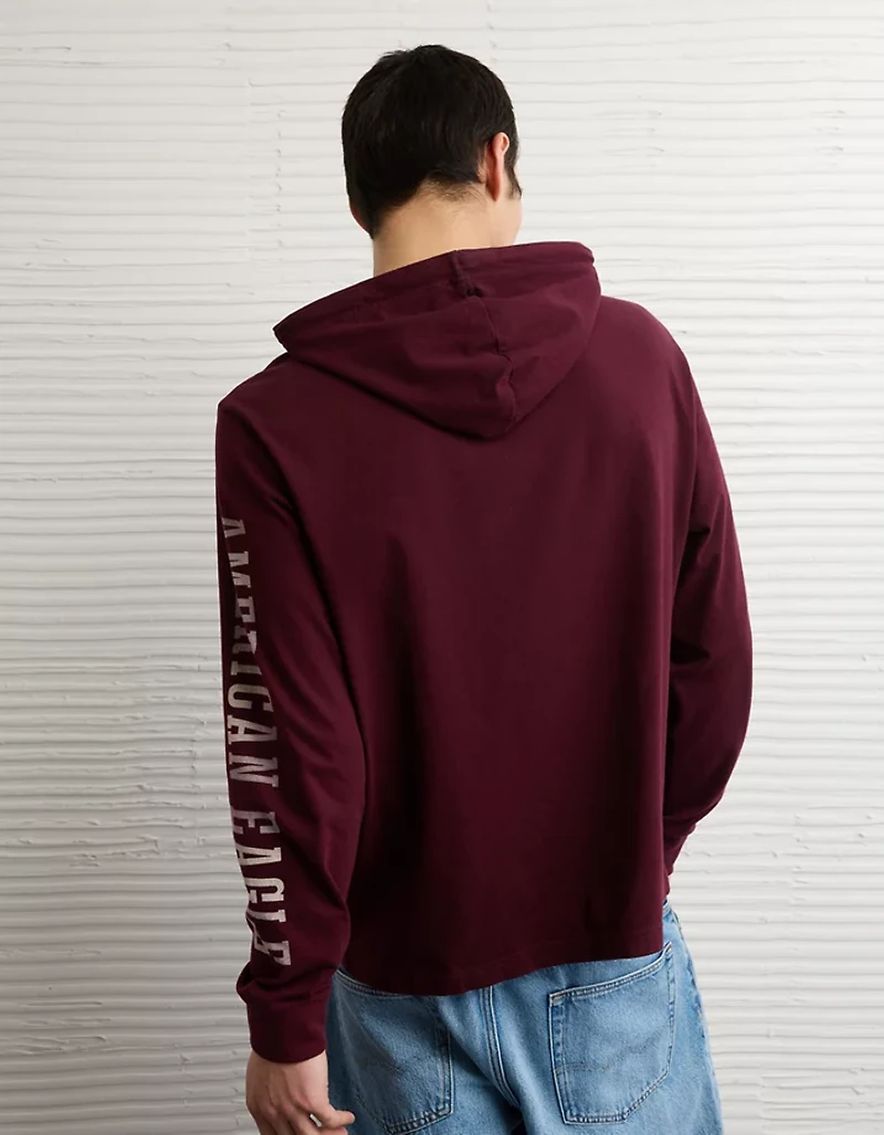 AE Lightweight Icon Logo Graphic Hoodie T-Shirt