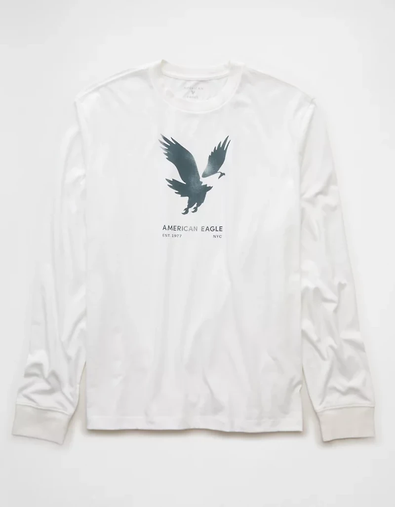 T-shirt à manches longues et icône AE